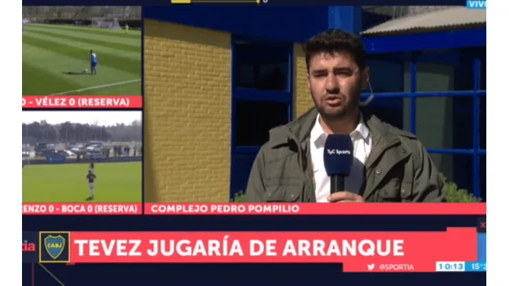 TyC Sports: Tevez iría de arranque ante San Lorenzo