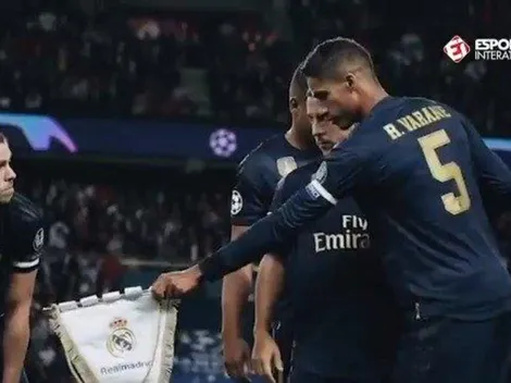 Como si fuese de otro club: la reacción de Bale cuando le dieron el banderín del Real Madrid