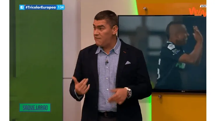 Eduardo Luis López, narrador y presentador en el canal WIN Sports.
