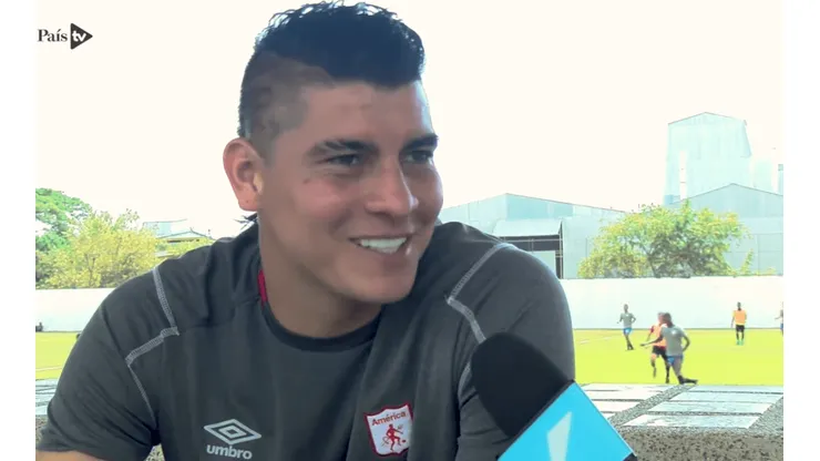 Michael Rangel, delantero del América de Cali.