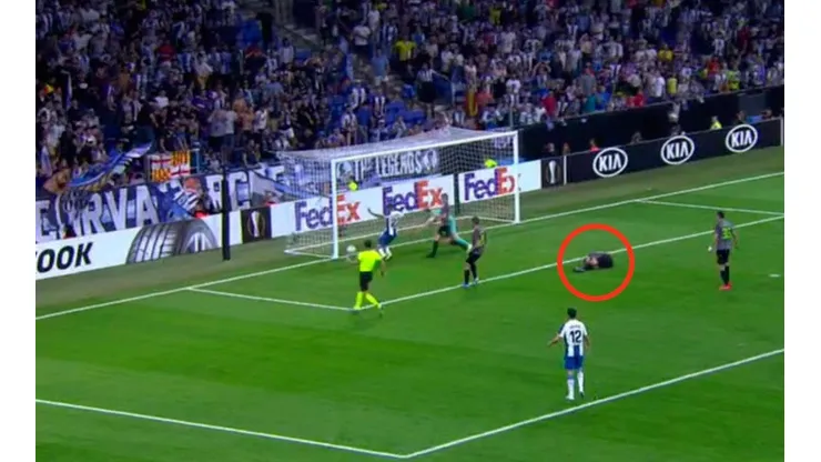 Monito Vargas empató para el Espanyol con un gol polémico