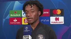 Juan Guillermo Cuadrado tras su debut en Champions League con la Juventus.