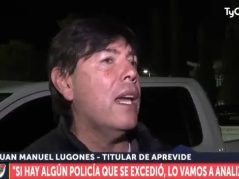 Lugones, titular de Aprevide: "Siempre que viene River acá hay quejas, estamos satisfechos del operativo"