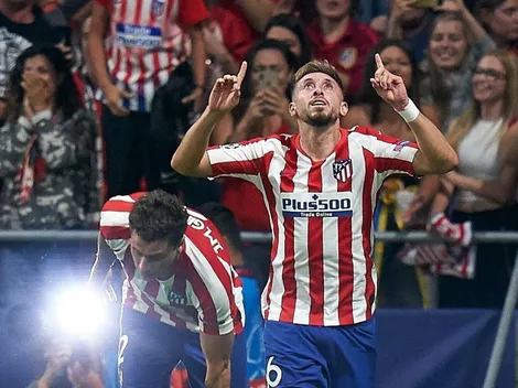 Herrera mostró su felicidad por el debut en el Atlético