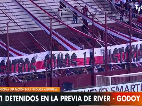 51 detenidos: la facción disidente ganó la tribuna de River
