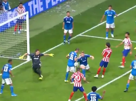 Simeone: "Contra Juventus, tiene que ser una mano extraordinaria para que te cobren penal"