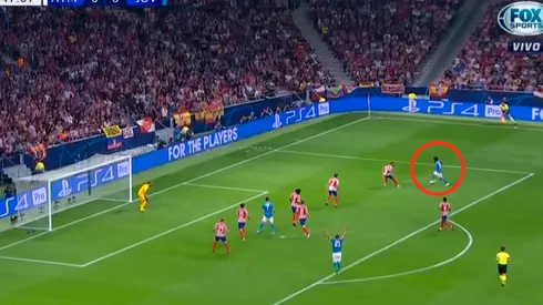 Cuadrado bailó arriba de la pelota y dejó parado a Oblak para el 1 a 0 de Juventus