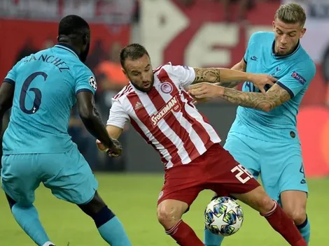 Tottenham ganaba 2 a 0, pero no pudo sostener el resultado y Olympiacos se lo empató