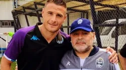 Pillud contó qué sintió mientras se preparaba para la foto con Maradona