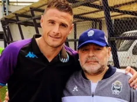 Pillud contó qué sintió mientras se preparaba para la foto con Maradona