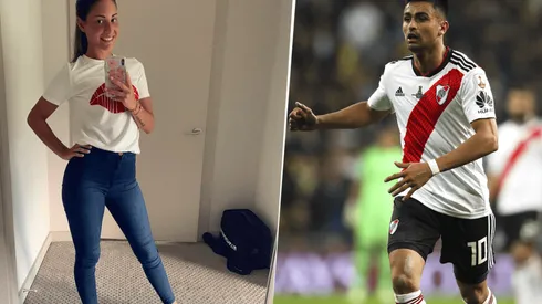 La novio del Pity Martínez subió fotito juntitos, él sin remera y le respondió: "Te amo hermosa"