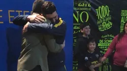 El gesto de Riquelme con los hinchas que fueron a ver la presentación de su partido despedida