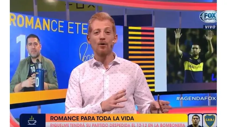 Liberman usó toda su editorial para rendirse a los pies de Riquelme