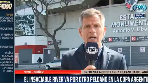 Fox Sports: así formará esta noche River ante Godoy Cruz