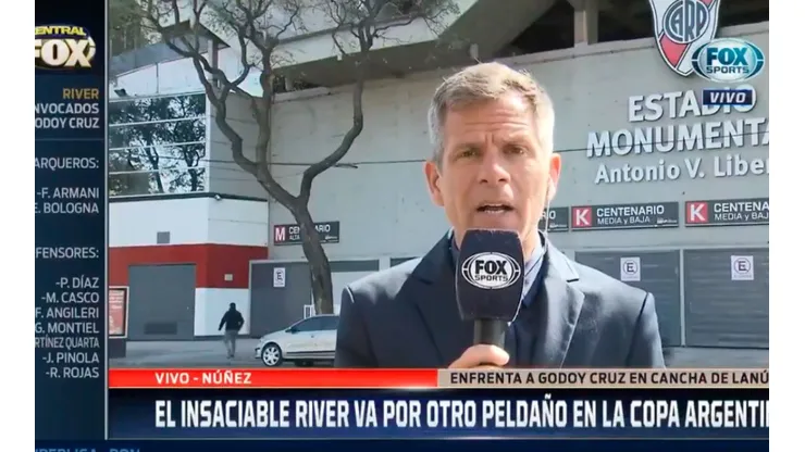 Fox Sports: así formará esta noche River ante Godoy Cruz