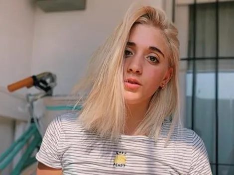 Juega en San Lorenzo, se metió a un video de Delfina Pignatello y la intentó conquistar en vivo