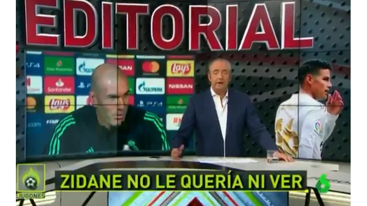 Josep Pedrerol en el Chiringuito: ''James es el ejemplo de que nunca hay que rendirse''