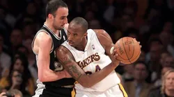 Kobe Bryant se calentó con Manu Ginóbili y finalmente explicó por qué