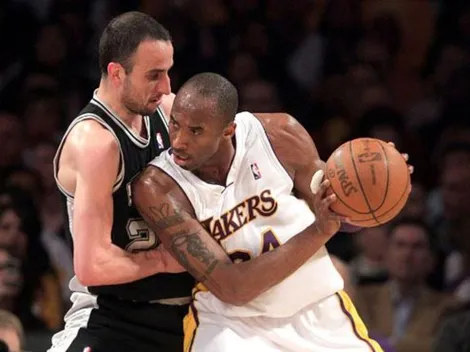 Kobe Bryant se calentó con Manu Ginóbili y finalmente explicó por qué