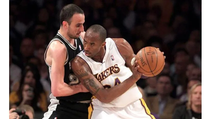 Kobe Bryant se calentó con Manu Ginóbili y finalmente explicó por qué