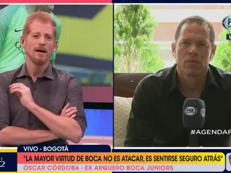 Óscar Córdoba: "Como hincha de Boca, me duele haber perdido la final con River"