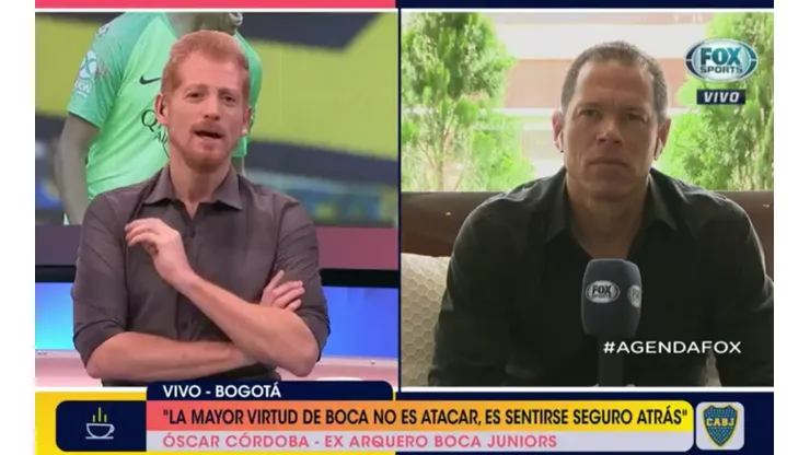 Óscar Córdoba: "Como hincha de Boca, me duele haber perdido la final con River"