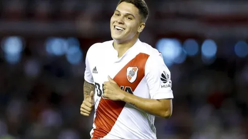 La sonrisa de Juan Fernando Quintero en River.