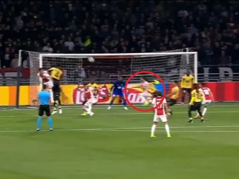 ¡Qué goleador! Tagliafico metió un cabezazo brutal para el tercero de Ajax