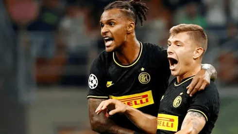 El festejo del Inter sobre el final.