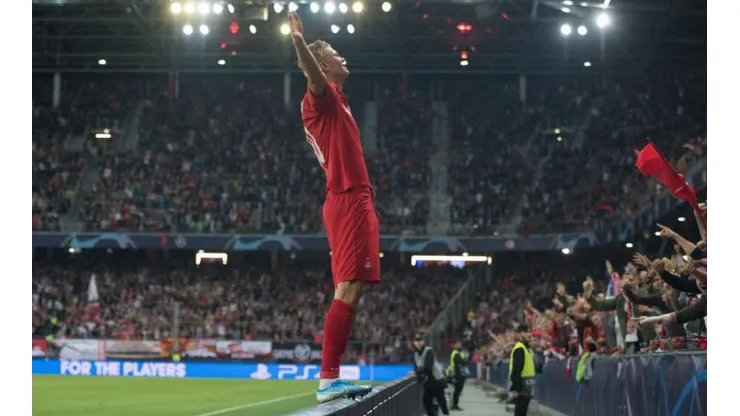 Erling Braut Haaland, anoten ese nombre: debutó en Champions e hizo tres en el 6-2 del Salzburg