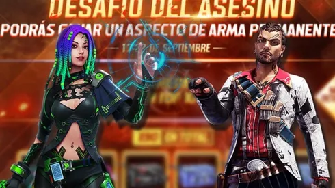 Desafío del Asesino activo en Free Fire: puedes obtener un aspecto de arma permanente