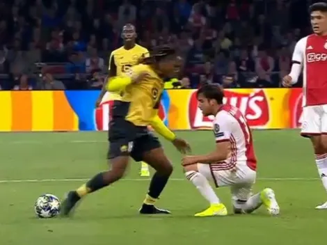 Tagliafico tiró una patada, Renato Sanches reaccionó y todo terminó muy mal