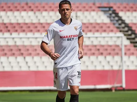 Chicharito, convocado por el Sevilla para la Europa League