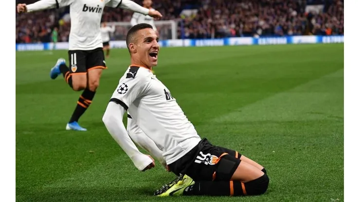 Rodrigo Moreno festeja su tanto definitorio.