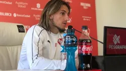 Beccacece justificó en rueda de prensa la decisión que tomó con Pablo Pérez