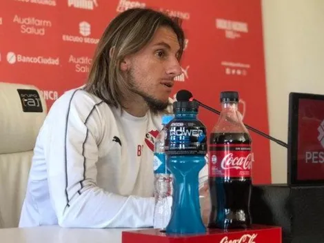 Beccacece justificó en rueda de prensa la decisión que tomó con Pablo Pérez