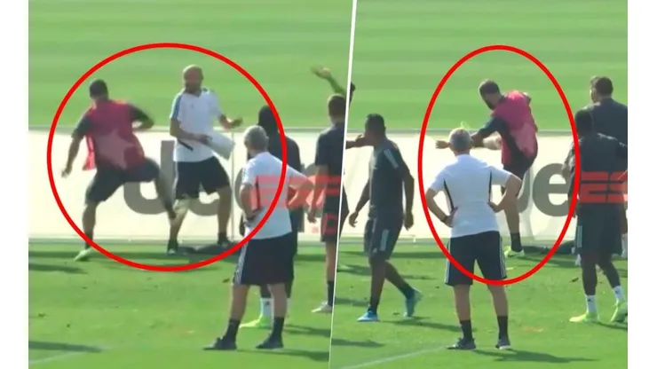 ¿Se calentó de verdad? Higuaín, a las patadas en el entrenamiento de la Juventus