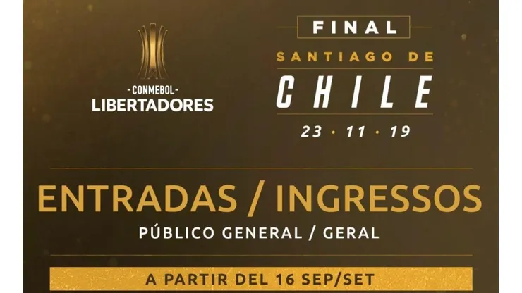 Las primeras entradas para la final de la Libertadores se agotaron en un minuto