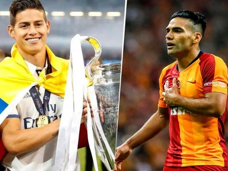 Los récords que pueden romper James Rodríguez y Falcao en Champions League