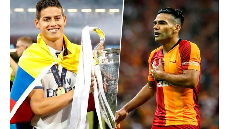 Los récords que pueden romper James Rodríguez y Falcao en Champions League