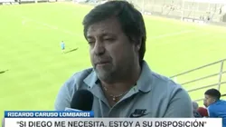 Ricardo Caruso Lombardi habló sobre Diego Maradona.