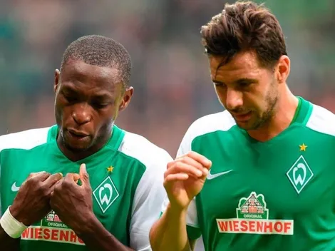 Tras el último partido contra el Bremen, confesó: "Le diré a mi hijo que una vez jugué con Pizarro"