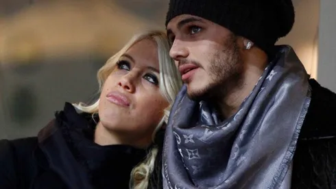 Wanda Nara y Mauro Icardi, juntos.