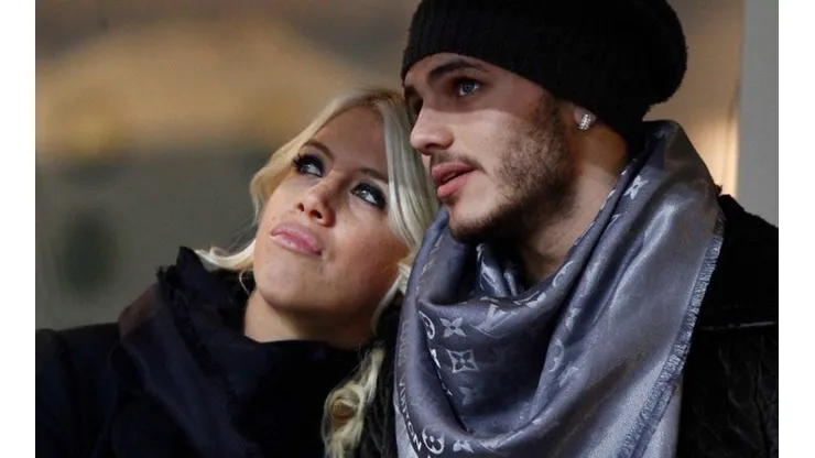 Wanda Nara y Mauro Icardi, juntos.