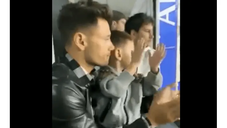 Modo Mateo Messi: el hijo de Mauro Zárate vibró al ritmo de los hinchas de Boca