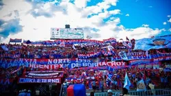 Agresiva pancarta del DIM obligó a al árbitro a detener el partido contra Envigado