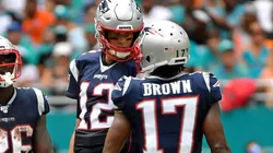 Tom Brady reaccionó al impresionante debut de Antonio Brown e ilusionó a los Patriots