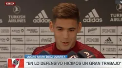 Martínez Quarta respondió si es posible jugar los partidos que tiene River sin pensar en Boca