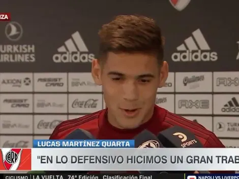 Martínez Quarta respondió si es posible jugar los partidos que tiene River sin pensar en Boca