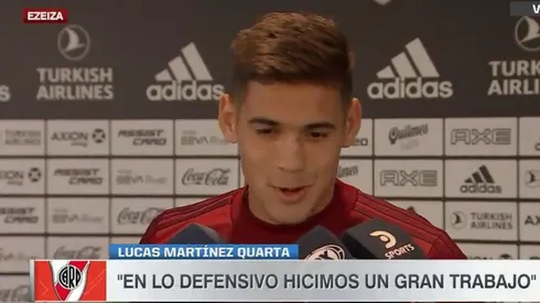 Martínez Quarta respondió si es posible jugar los partidos que tiene River sin pensar en Boca